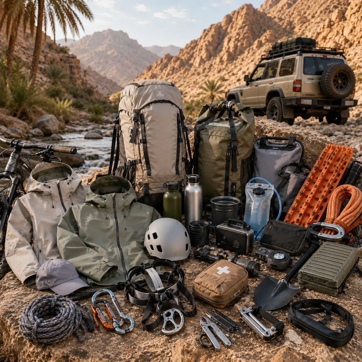 Find All Outdoor Gear and Equipment you need for safe UAE exploration.