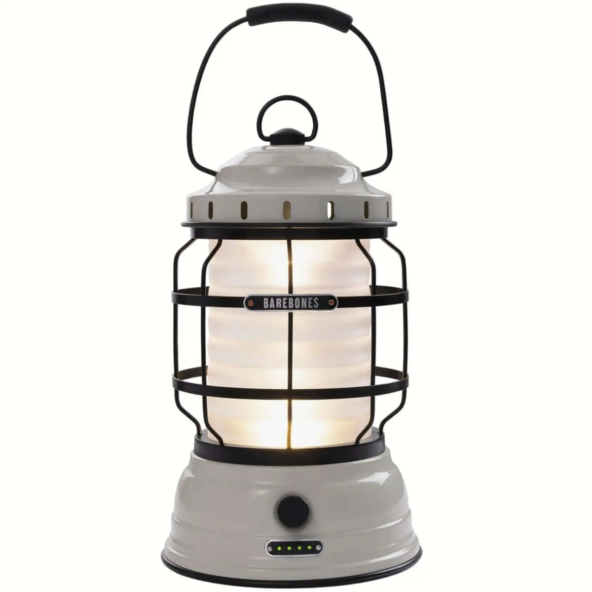 Barebones Forest Lantern - Vintage White - Shop  Electric Lanterns at  Trekaline