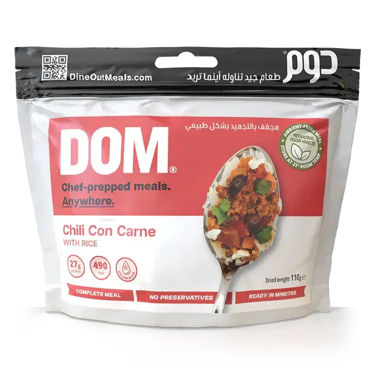 Dine Out Meals Chili Con Carne with Rice Freeze-Dried
