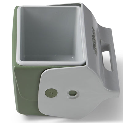 Top view of the open Igloo ECOCOOL Little Playmate Cooler showcasing its interior space. Sustainable 7Qt / 6L design for eco-friendly adventures.