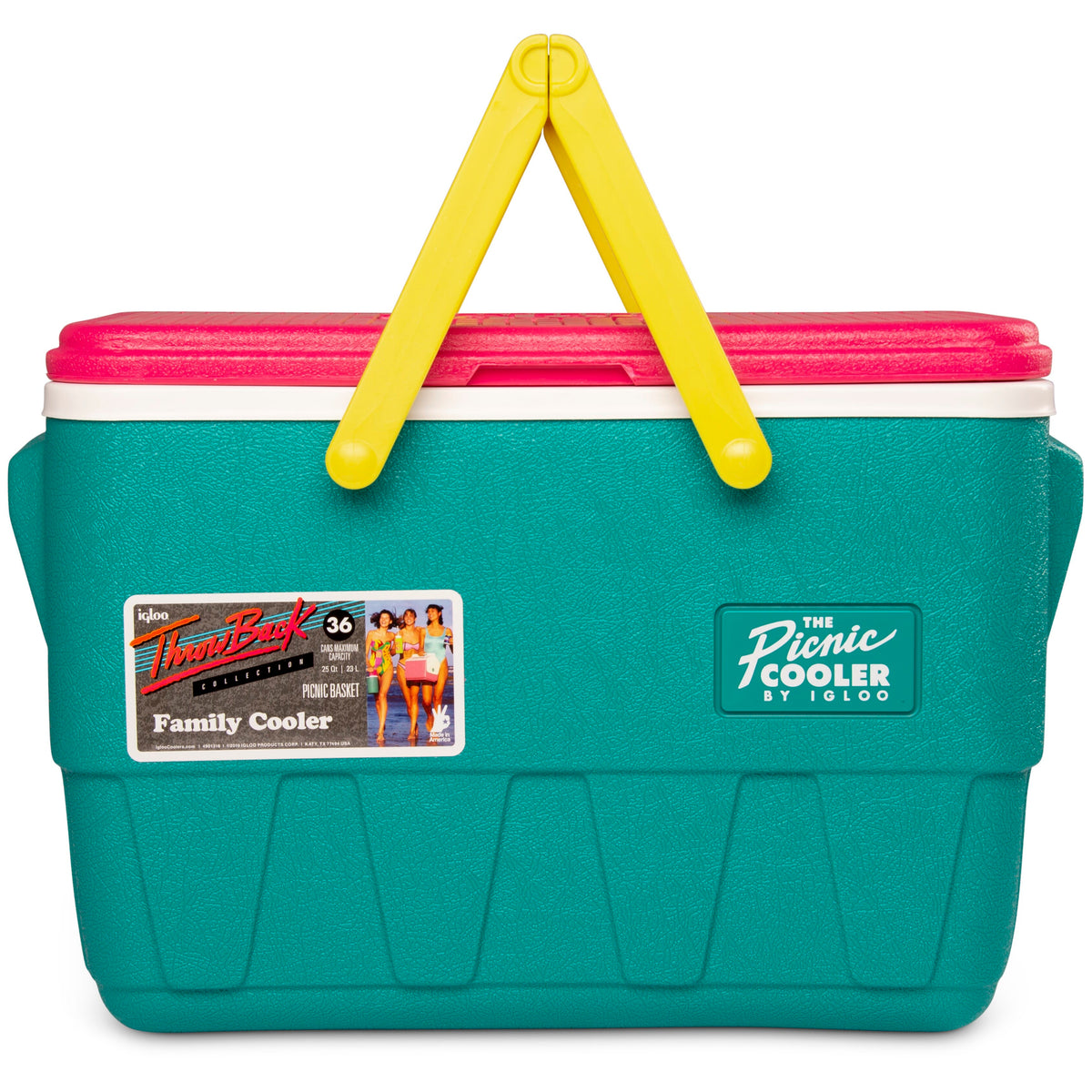 Retro Picnic Basket 25Qt / 23L Cooler - Shop  Hard-sided Coolers at  Trekaline