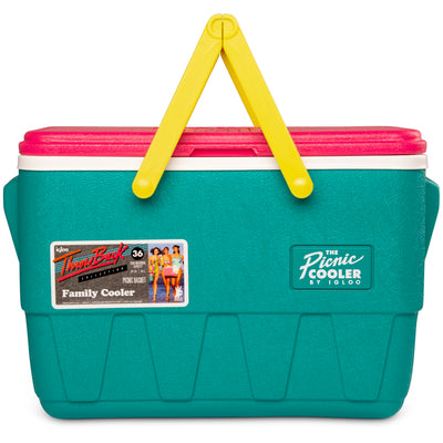 Retro Picnic Basket 25Qt / 23L Cooler - Shop  Hard-sided Coolers at  Trekaline