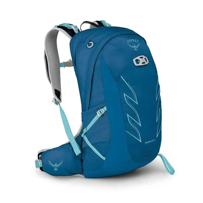 Osprey Talon Earth 22 men's hiking daypack in blue, designed for sustainable performance on UAE trails.