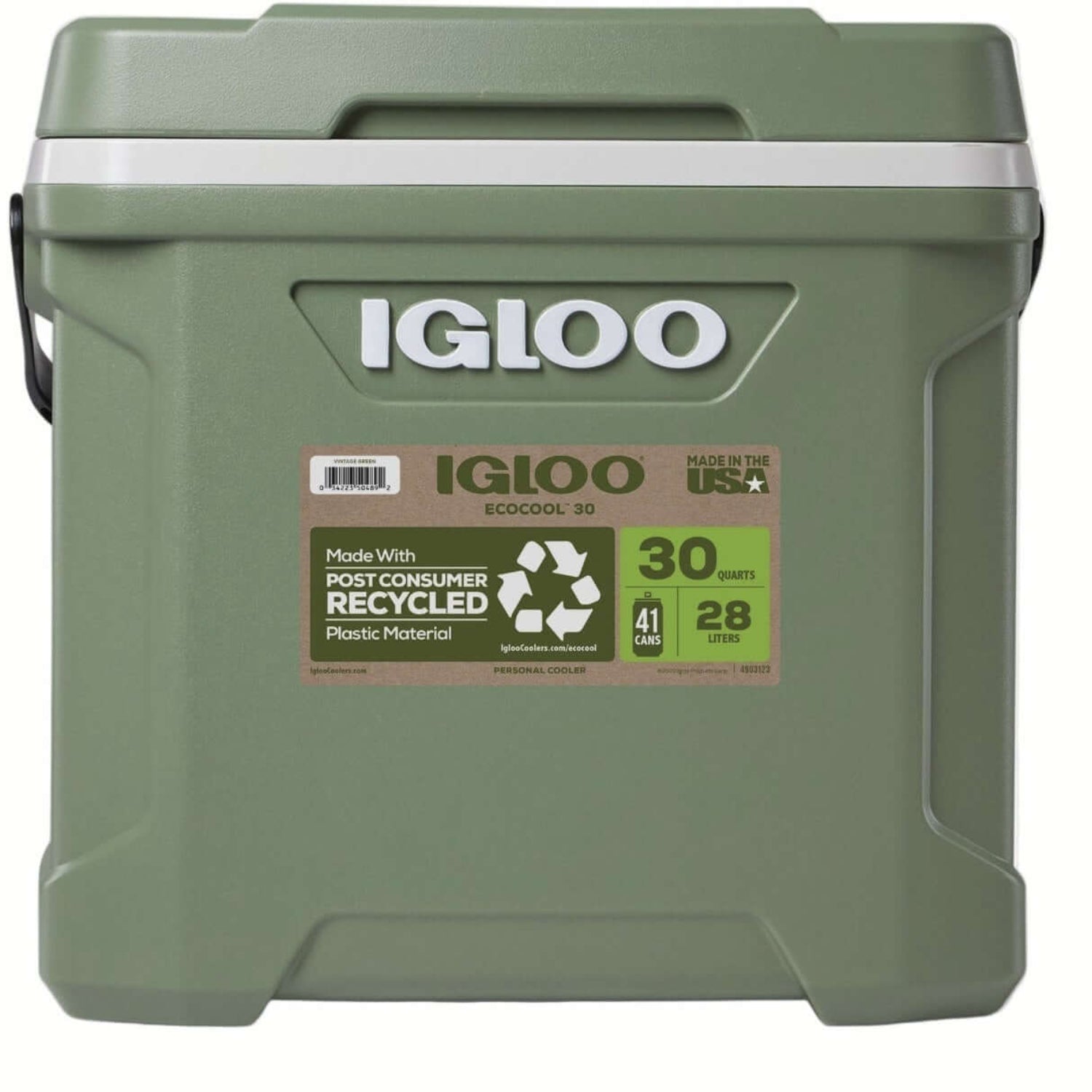 Igloo Ecocool Latitude Hard Cooler Box 30 Quart - Shop  Hard-sided Coolers at  Trekaline
