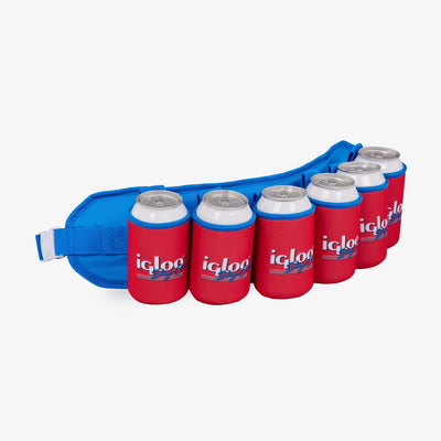 Igloo Retro Beerdolier 6 Can Cooler Holster Americana - Shop  Soft-sided Coolers at  Trekaline
