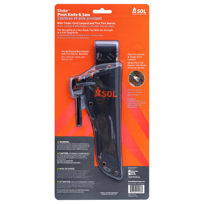 Survive Outdoors Longer Stoke Pivot Knife and Saw