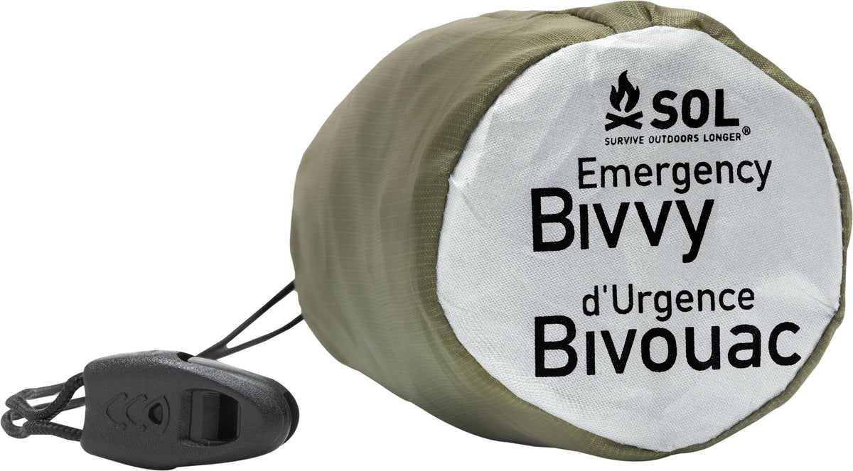 Survive Outdoors Longer Emergency Bivvy with Rescue Whistle