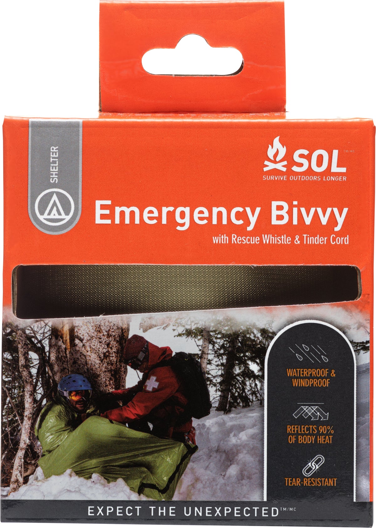Survive Outdoors Longer Emergency Bivvy with Rescue Whistle