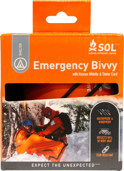 Survive Outdoors Longer Emergency Bivvy with Rescue Whistle
