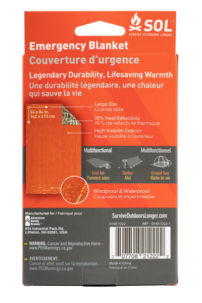 Survive Outdoors Longer Emergency Blanket