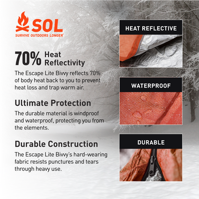 Survive Outdoors Longer Escape Lite Bivvy [QA Specs]