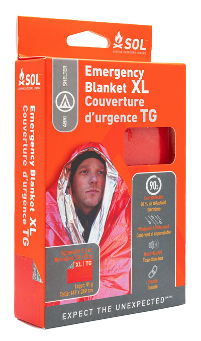 Survive Outdoors Longer Emergency Blanket XL