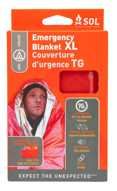 Survive Outdoors Longer Emergency Blanket XL