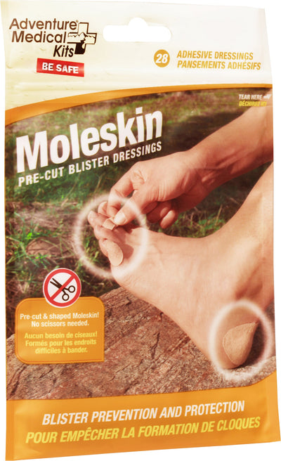 Adventure Medical Kits Moleskin Pre-Cut and Shaped Blister Dressing