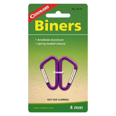 Coghlan's Mini Carabiners 2 Pack - Shop  Carabiner Keychains at  Trekaline