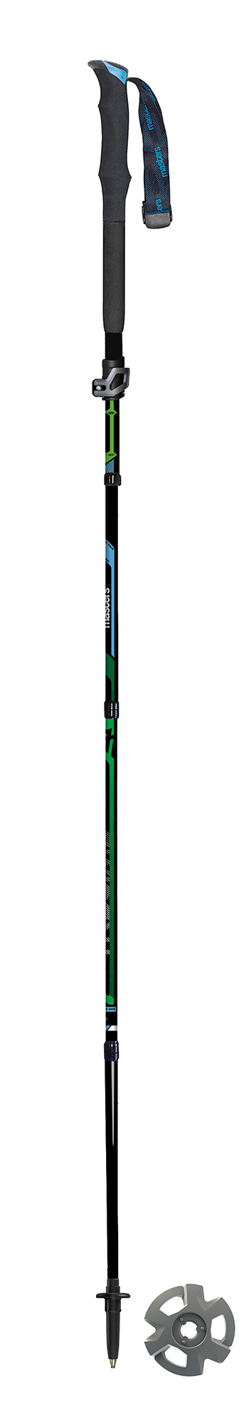 Masters Trecime Tour Carbon Trekking Poles - Green
