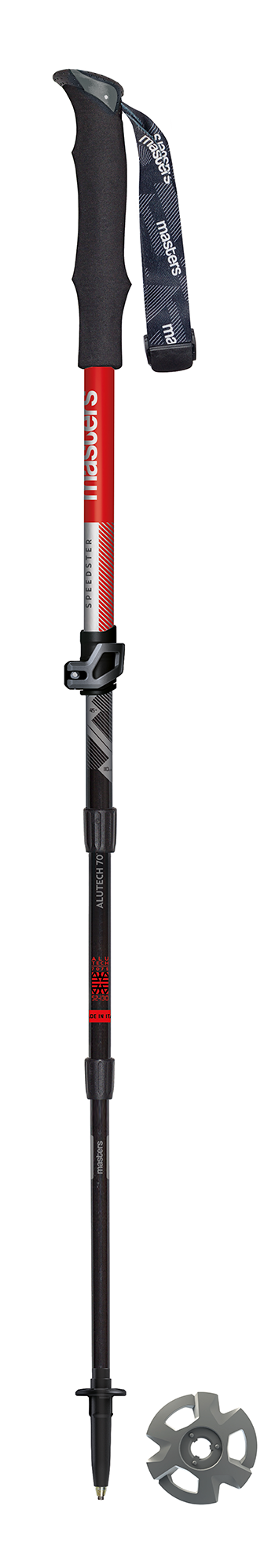 Masters Speedster Trekking Poles - Red