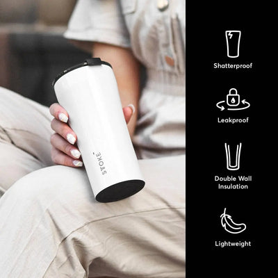 Sttoke Classic Series Ceramic Leak Proof Cup - 12 oz / 350 ml