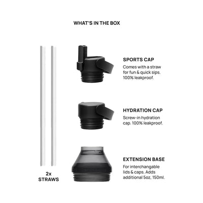 Hydrate + Bottle Extensions - Shop  Water Bottle Accessories at  Trekaline