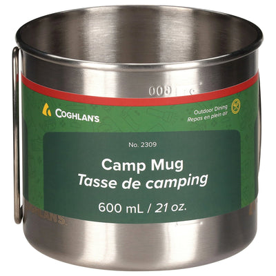 Coghlan's Stainless Steel Camp Mug 21 oz - Shop  Camping Mugs at  Trekaline