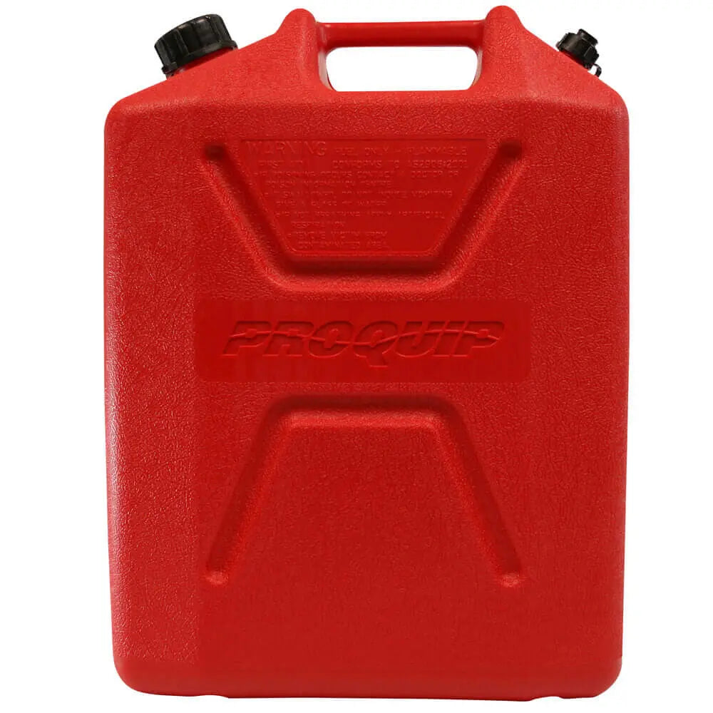 ARB Plastic Fast Pour Fuel Can - 20L - Unleaded Red, high-quality durable container for safe fuel transfer.