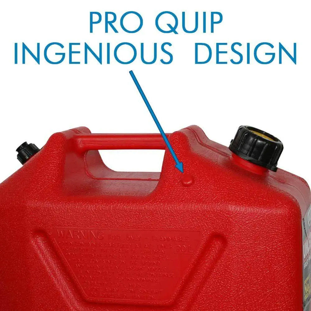 ARB Plastic Fast Pour Fuel Can 20L Unleaded Red