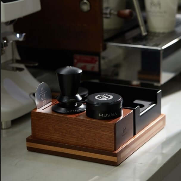 Muvna Red Wood Coffee Knock Station 51-58mm