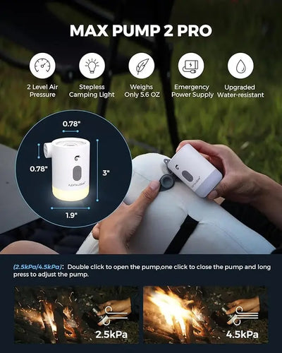 Flextail Max Pump 2 Pro Electric Inflator - Shop  Air Pumps at  Trekaline