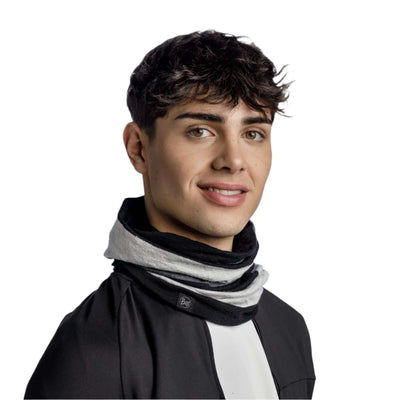 Buff Merino Move Neckwear Multifunction Graphite