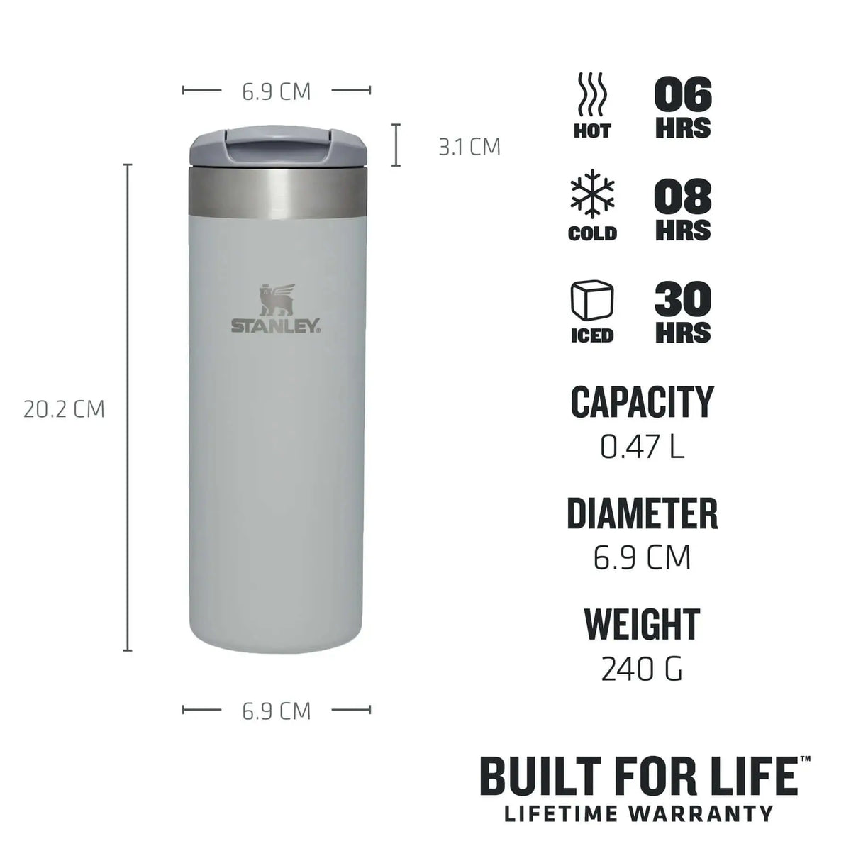 Stanley The AeroLight Transit Mug - Insulated Travel - 16 oz / 470 ml