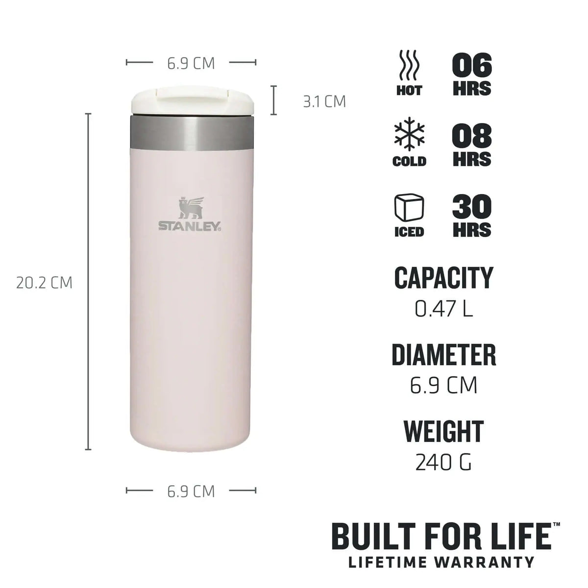 Stanley The AeroLight Transit Mug - Insulated Travel - 16 oz / 470 ml