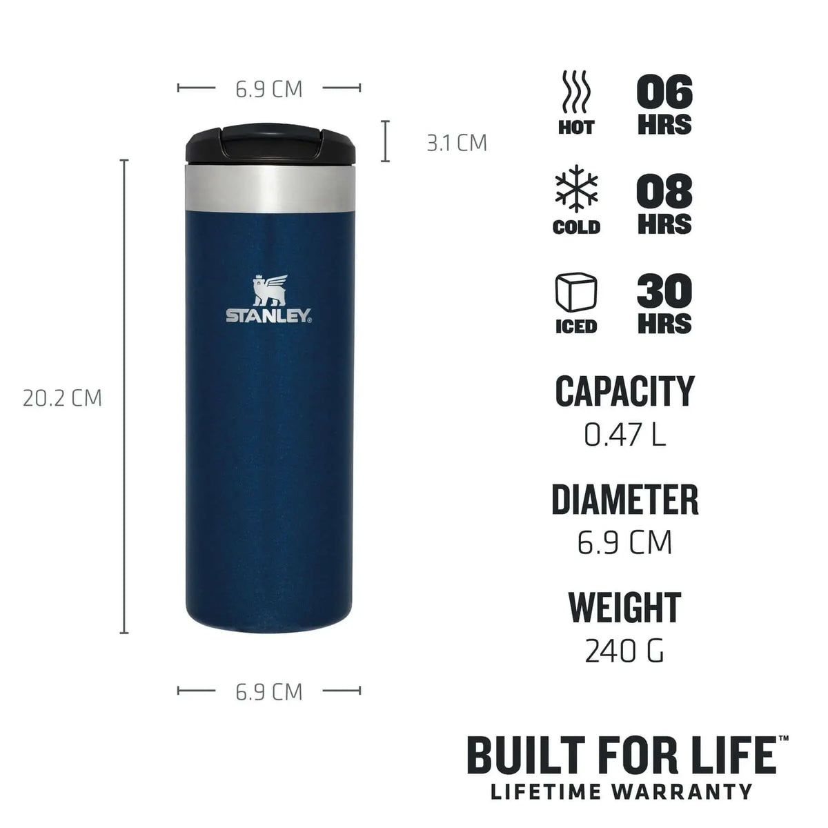 Stanley The AeroLight Transit Mug - Insulated Travel - 16 oz / 470 ml