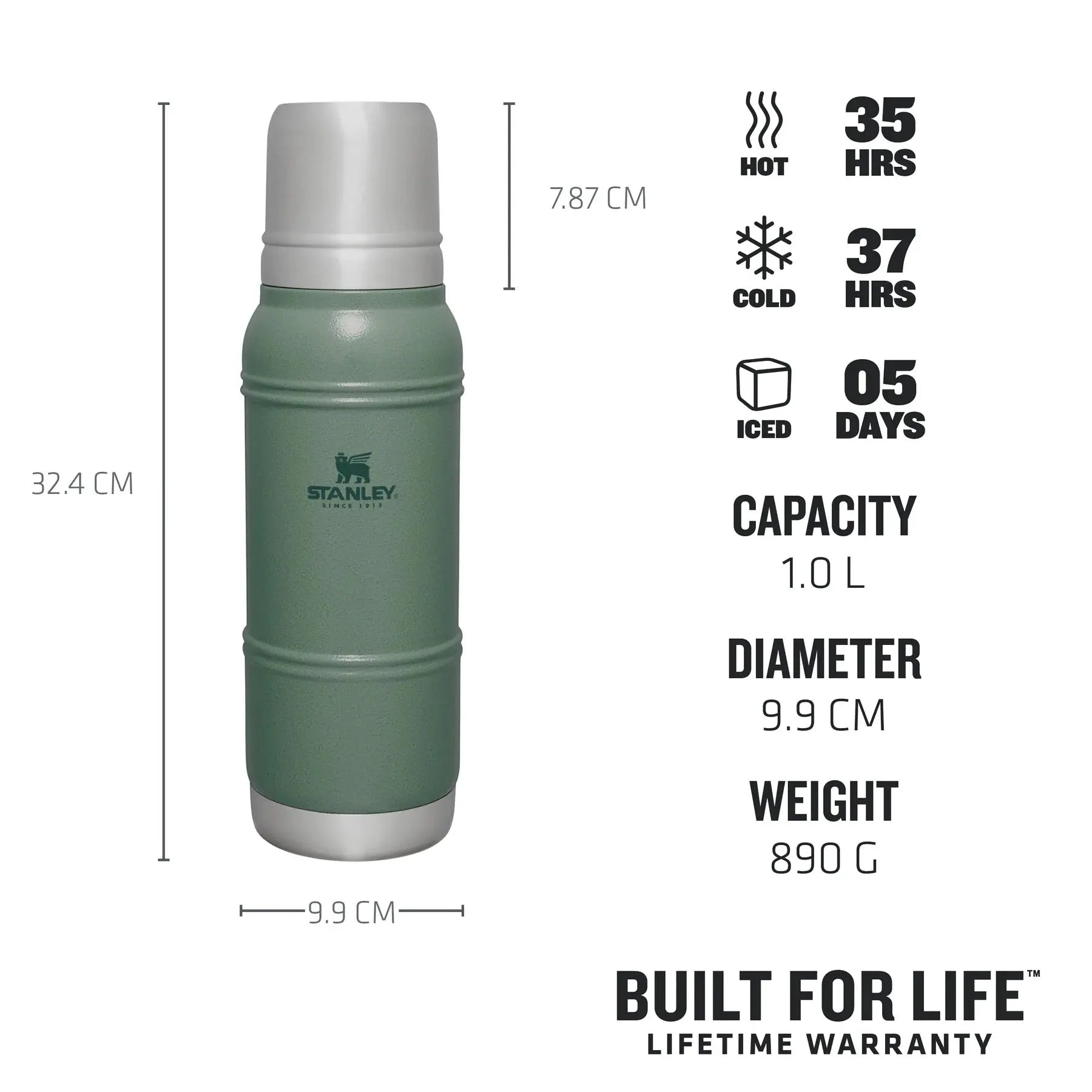 Stanley The Artisan Thermal Bottle 34 oz - Shop  Thermoses at  Trekaline