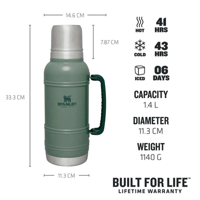The Artisan Thermal Bottle - 47 oz / 1.4 L - Shop  Thermoses at  Trekaline