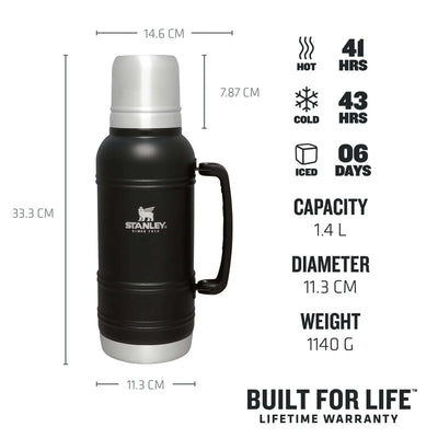The Artisan Thermal Bottle - 47 oz / 1.4 L - Shop  Thermoses at  Trekaline