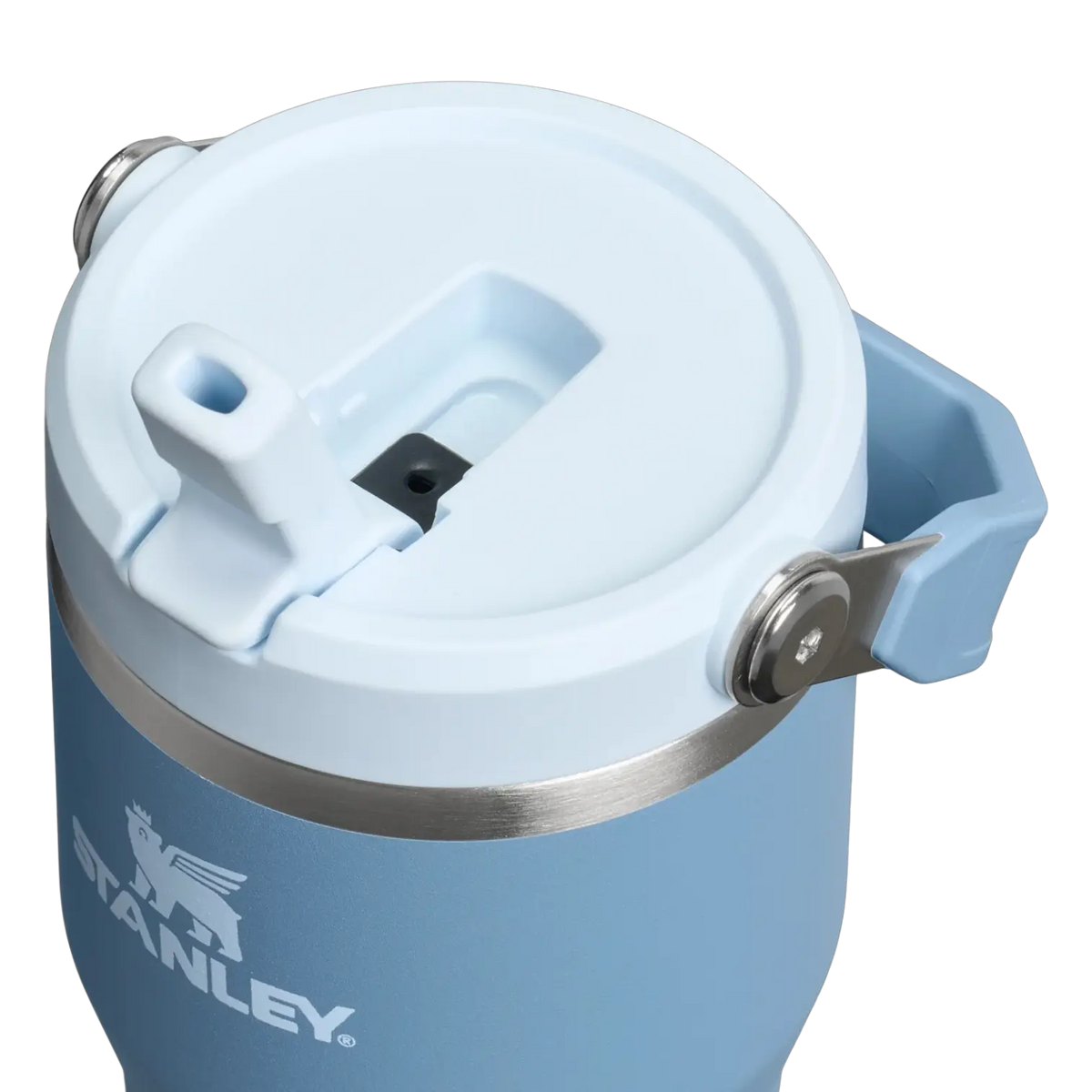 Stanley IceFlow Flip Straw Tumbler 20oz with built-in flip straw and durable design, perfect for cold drinks on the go.