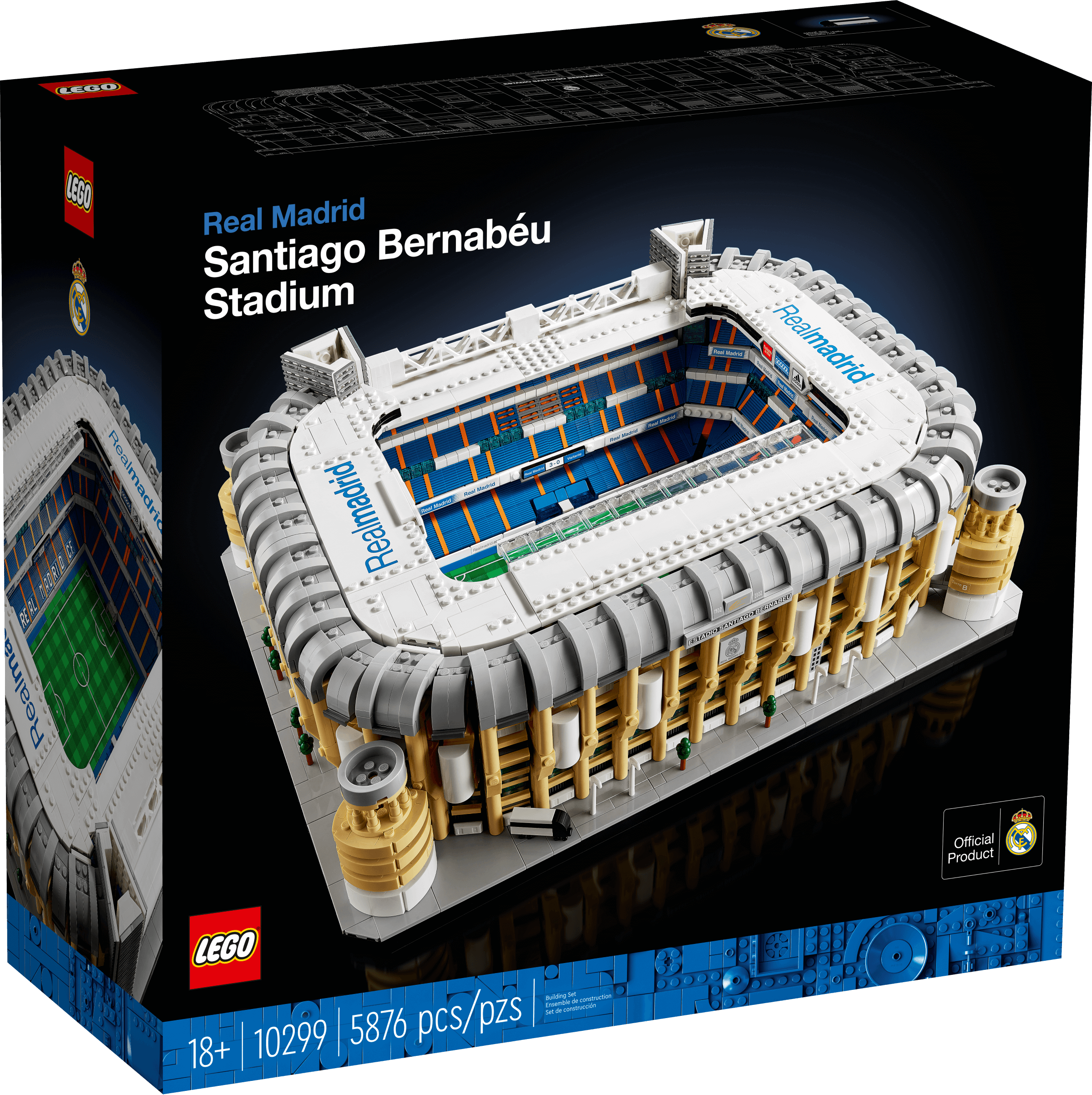 LEGO Real Madrid Santiago Bernabeu Stadium Building Set - Shop  Indoor Toys at  Trekaline