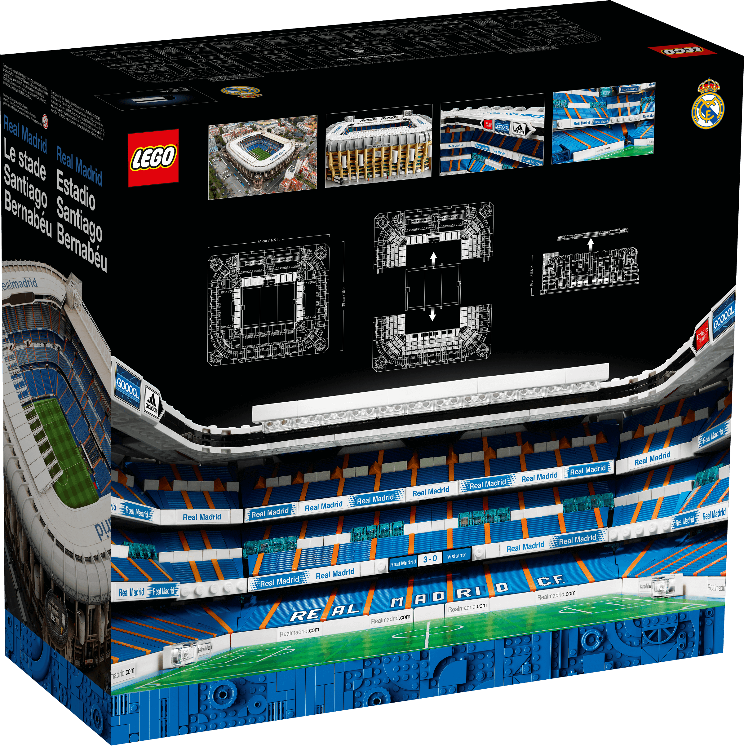 LEGO Real Madrid Santiago Bernabeu Stadium Building Set - Shop  Indoor Toys at  Trekaline