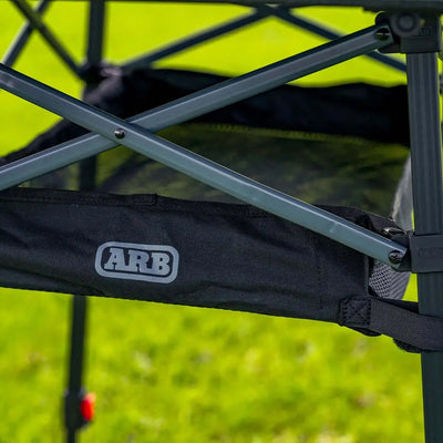 ARB Pinnacle Camp Table Aluminum - Folding with Storage Basket