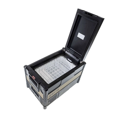 ARB Zero Portable Fridge Freezer Single Zone - 36L with open lid displaying interior storage space.