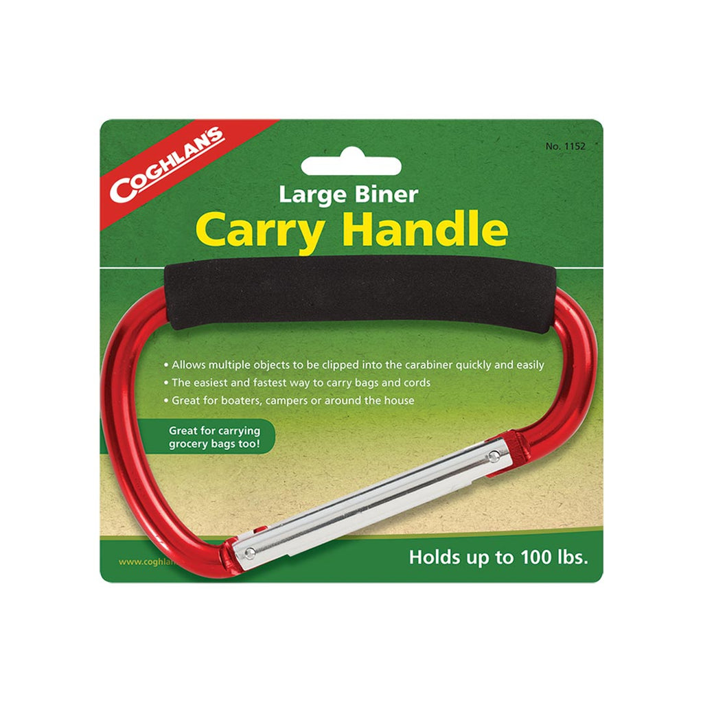 Coghlan's Large Biner Carry Handle - Shop  Carabiner Keychains at  Trekaline