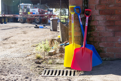 Red Gorilla Shovel Heavy Duty Lightweight Plastic Tool