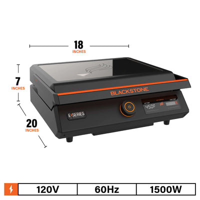 Blackstone E-Series Electric Tabletop Griddle - 17 Inch