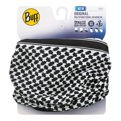 Buff Original Ecostretch Neckwear Shemagh 15 - Black / White