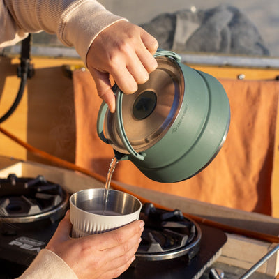 Sea to Summit Detour Stainless Steel Collapsible Kettle 1.6L - Shop  Camp Tea Pots at  Trekaline