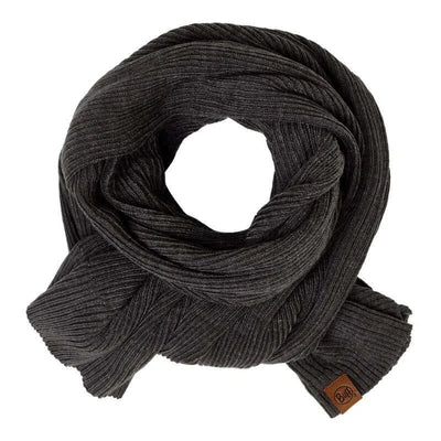 Buff Knitted Collar Francis Graphite Winter Neck Warmer