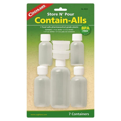 Coghlan's Contain-Alls 7-Piece Set - Shop  Small Containers at  Trekaline