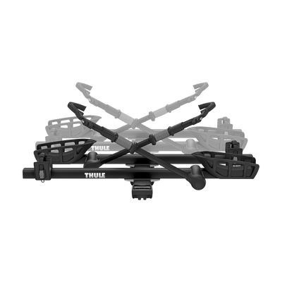 Thule T2 Pro XT Add-On bike rack platform with 4 bike capacity for Thule brand hitch system