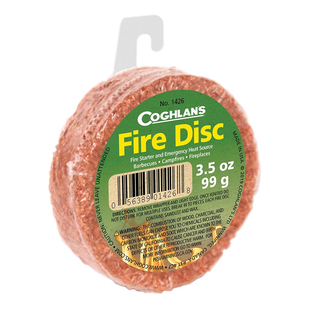 Coghlan's Cedar Fire Disc Starter - Shop  Fire Starters at  Trekaline