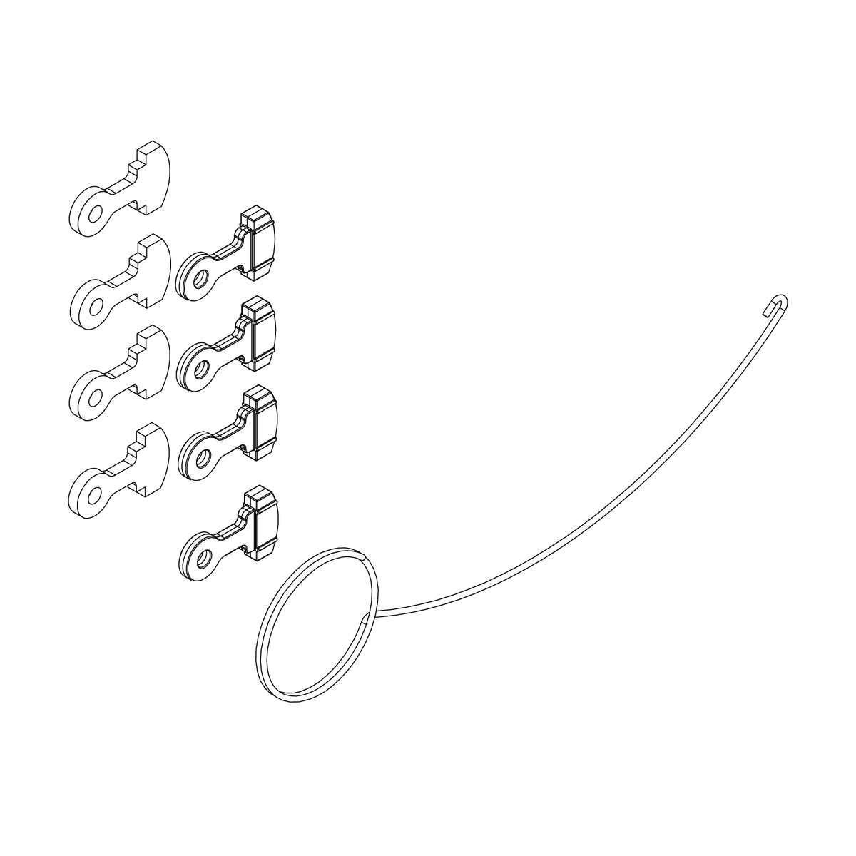 Thule VeloCompact Rubber Spring Set 54185